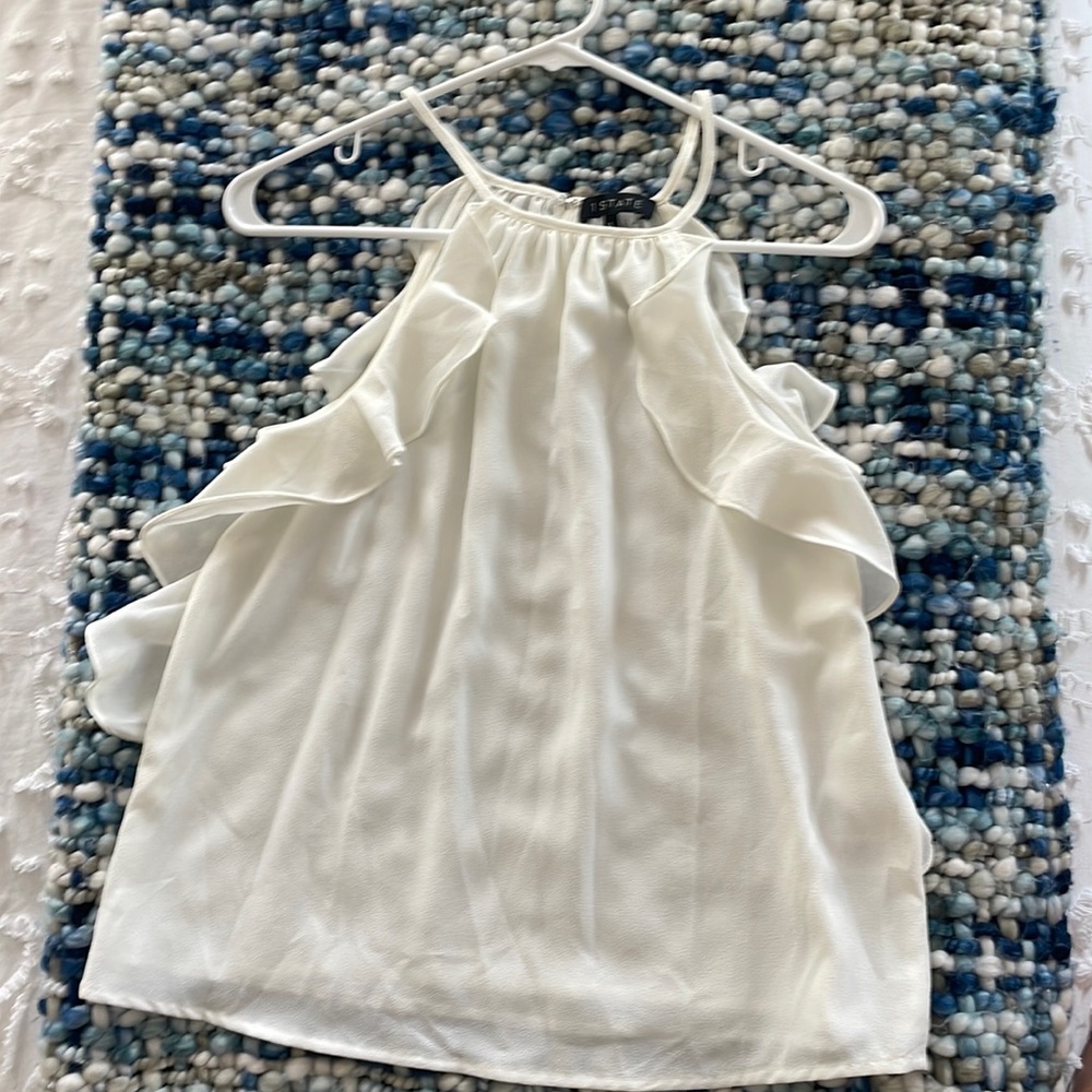 1State white halter tank
